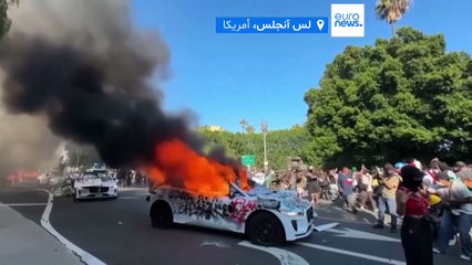 اعزام ۷۰۰ تفنگدار برای مقابله با نا‌آرامی‌های لس‌آنجلس؛ ترامپ خواستار بازداشت فرماندار کالیفرنیا شد