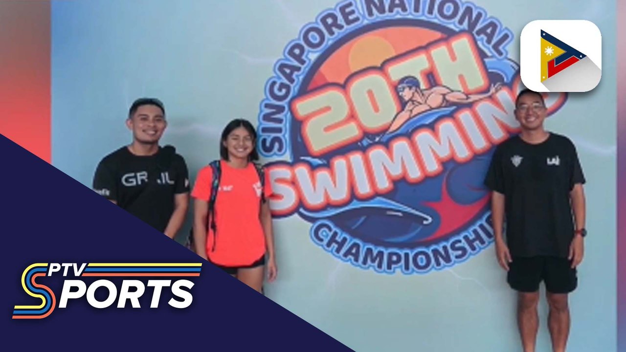 Mojdeh, wagi ng silver medal sa 20th Singapore National Swimming Championships; Chua, humakot naman ng tatlong medalya