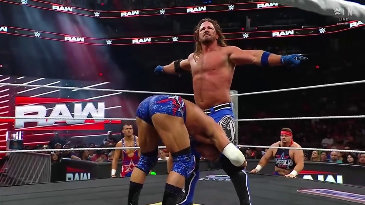 AJ Styles vs Chad Gable Full Match - WWE RAW 9/6/25