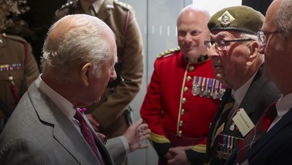 King Charles tells veteran to ‘keep drinking whisky’ during Lancaster Castle visit