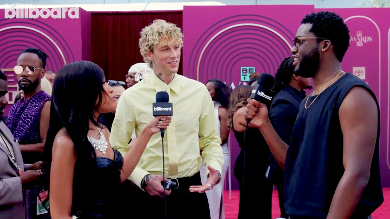 Machine Gun Kelly Talks Working With Lil Wayne on "Alone In The Studio With My Gun," Has Two Albums Coming & More | BET Awards 2025