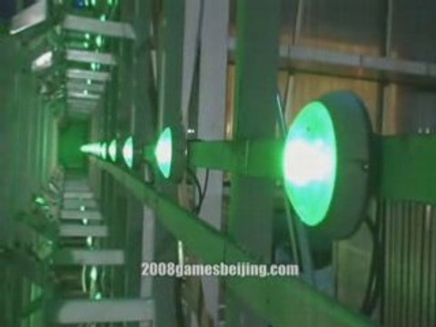 Solar powered LED display in Beijing