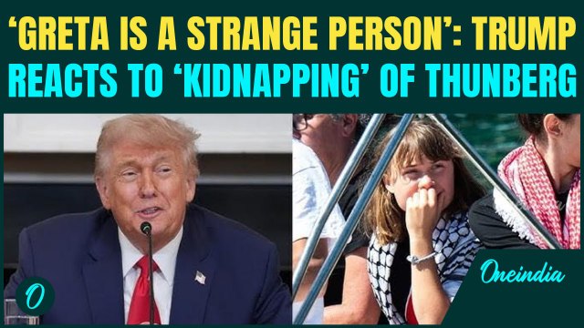 Trump MOCKS Greta Thunberg’s Claim She Was 'Kidnapped' by Israel; ‘She Needs Anger Management…’