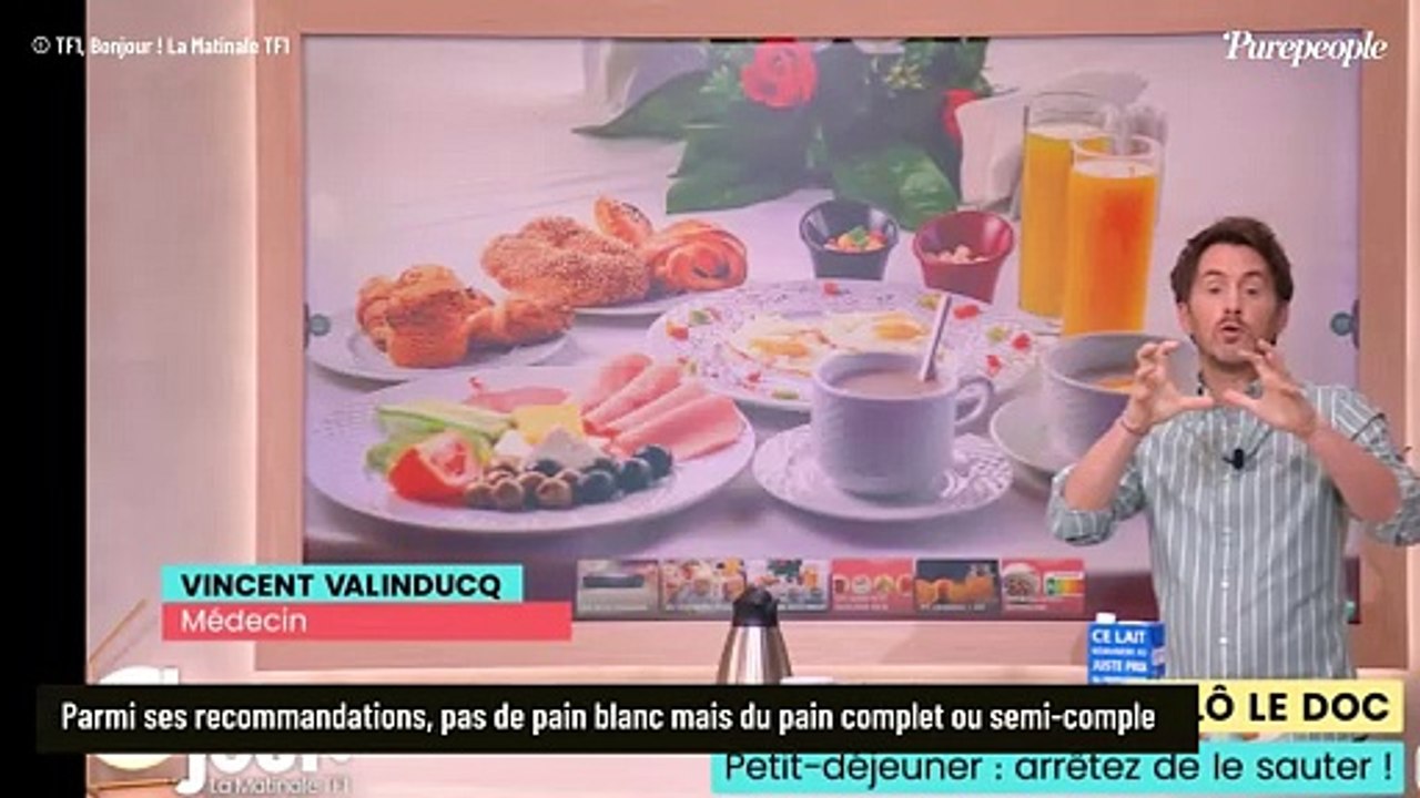 "Quelques recommandations à suivre" : Le médecin/chroniqueur de Bonjour ! La Matinale TF1 donne ses conseils pour un petit déjeuner idéal