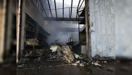 Incendio en el Merca Santo Domingo destruyó 56 locales