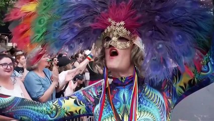 WorldPride rally takes aim at Trump in Washington