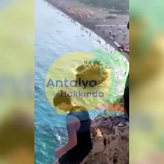 Bir atlayışa hayatını verdi! Genç falezlerden denize atladı, dönüşü olmadı