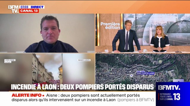 Incendie à Laon: C'est la pire situation possible pour retrouver les pompiers, explique la Fédération nationale des sapeurs-pompiers de France