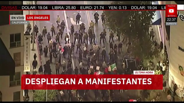 Suben de tono las protestas contra las redadas a migrantes en Los Ángeles