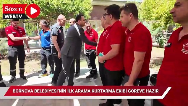 Bornova Belediyesi’nin ilk arama kurtarma ekibi göreve hazır