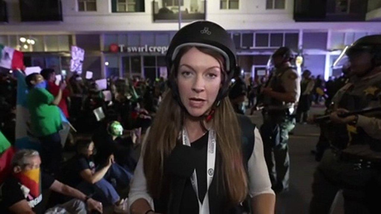 Tensions high in Los Angeles as protests continue