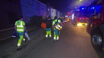 Incendie de maison à Couillet