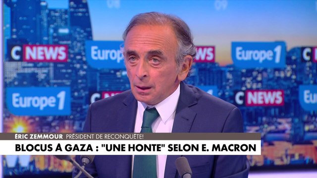 Éric Zemmour : «Emmanuel Macron est un Jean-Luc Mélenchon aux petits pieds»