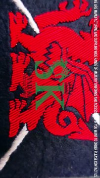 Hand Embroidered Welsh Rowing Badges, Custom Made Badges Supplier, Rowing Patches