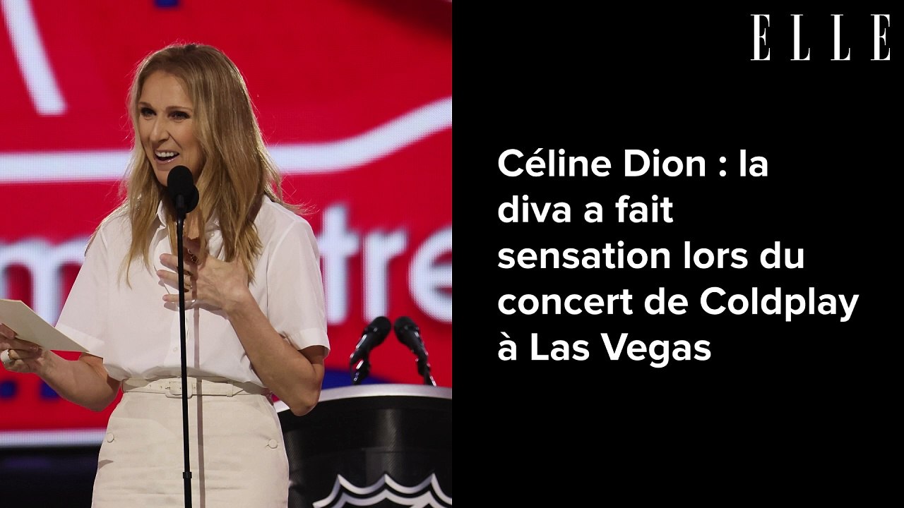 Céline Dion : la diva a fait sensation lors du concert de Coldplay à Las Vegas