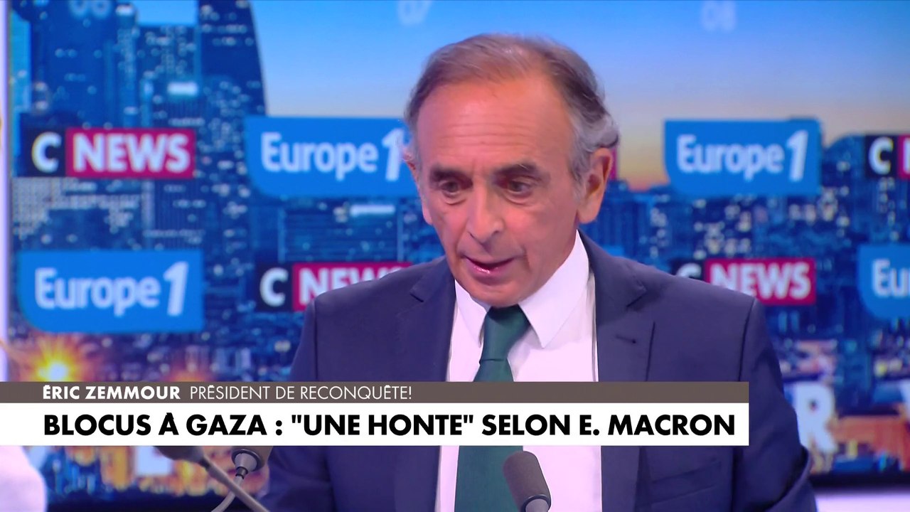Éric Zemmour : «Le monde arabe n’acceptera jamais l’existence d’un Etat d’Israël»