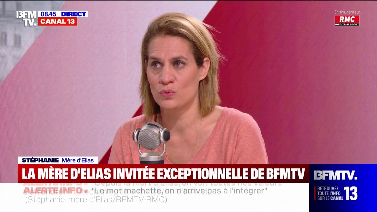 "Depuis la mort d'Elias on voit toutes nos valeurs s'effondrer", explique la mère du jeune homme, mortellement poignardé à 14 ans