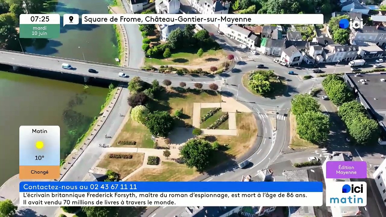 10/06/2025 - ici matin par ici Mayenne en vidéo