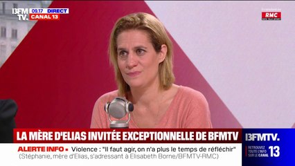 Meurtre d'Elias: "On aimerait que les politiques se réveillent et agissent (...) c'est un ensauvagement, c'est une réalité", déclare la mère de l'adolescent
