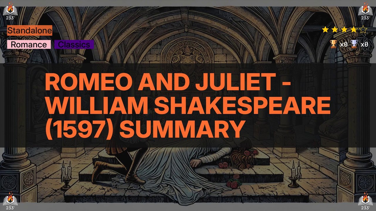 Romeo and Juliet - William Shakespeare (1597) Summary