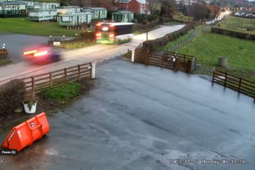 Moments before fatal crash in Middletown, Powys caught on CCTV
