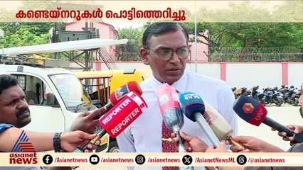 തീ അണയ്ക്കാനായില്ല; ആശങ്ക ഉയർത്തി കപ്പലിന് ഇടതുവശത്തേക്ക് ചെരിവ്