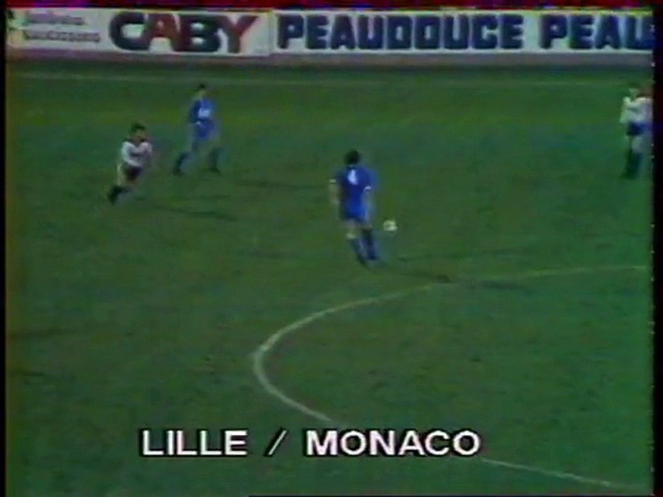 LILLE - MONACO - 1982 - SAISON 1981/1982 -