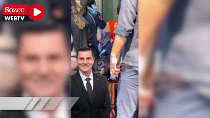 Ferdi Zeyrek'in annesi törene sağlık ekibiyle katıldı