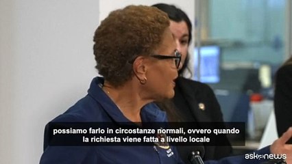 Usa, sindaco di Los Angeles: "Trump ha creato una crisi"