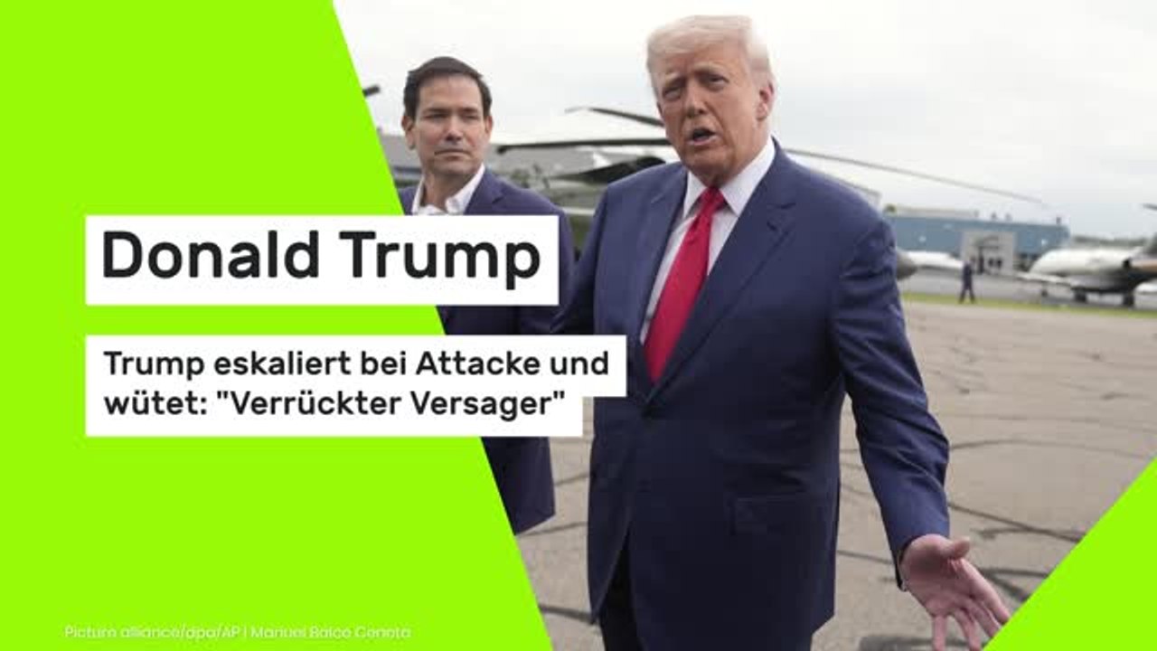 Donald Trump: Trump eskaliert bei Attacke und wütet: 'Verrückter Versager'