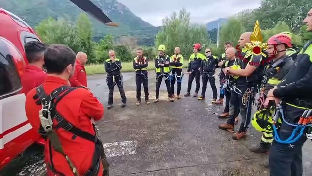LECCO - ADDESTRAMENTO REGIONALE SAF AVANZATO DEI VIGILI DEL FUOCO DELLA LOMBARDIA (09.06.25)