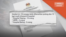 15 mangsa masih dirawat di hospital, 18 dibenar keluar