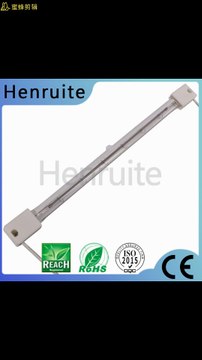 Factory supply ir quartz shortwave halogen infrared heating lamp 1000w infrared heating element 1500w in pet blow machine