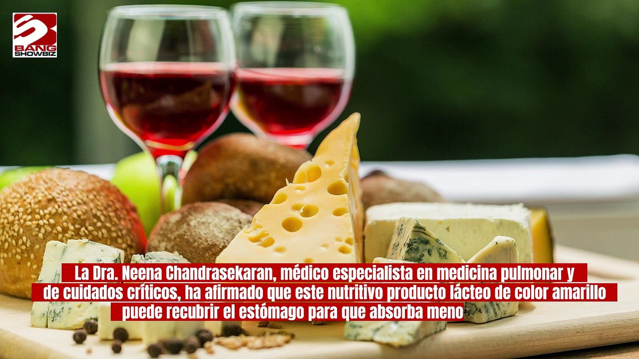 Comer queso puede frenar la resaca