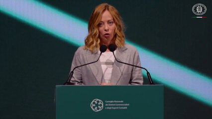 Roma - Stati Generali dei Commercialisti 2025, l'intervento del Presidente Meloni (10.06.25)
