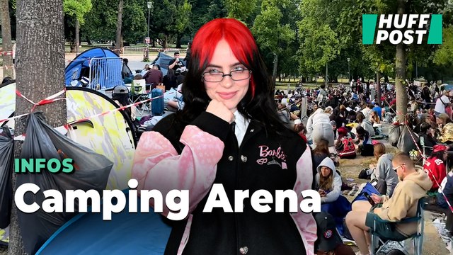 L’Accor Arena s’est transformée en camping géant avant le concert de Billie Eilish