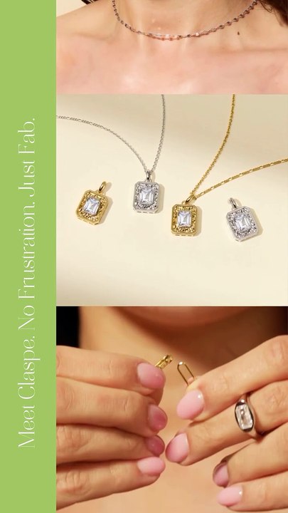 Silver Confetti Chain Necklace