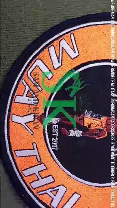 Bang Muay Thai Machine Embroidery Patches, Custom Patches Wholesale, Patches Suppliers