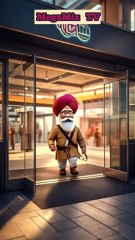 Funny video Sardar Ji vs. The Magic Door