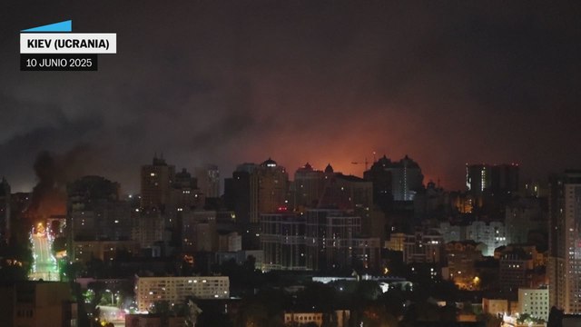 Nueva noche de bombardeos rusos sobre las localidades ucranias de Kiev y Odesa