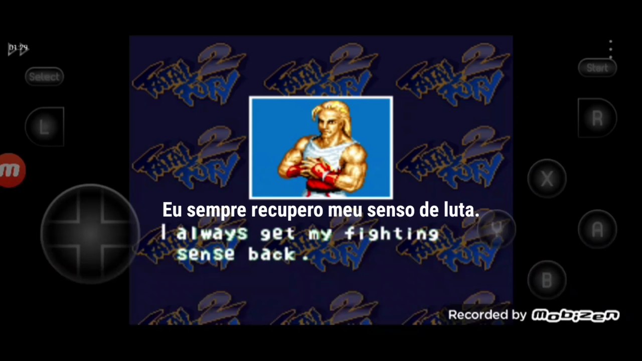 Fatal Fury 2 Mai Shiranui vs Andy Bogard fala de vitória do Andy Bogard em português