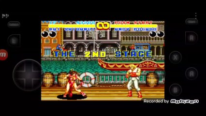 Fatal Fury 2 Mai Shiranui vs Andy Bogard fala de vitória da Mai Shiranui em português