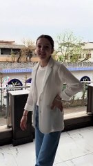 Sana Yousaf Drama kay Shoot per