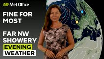Met Office Tuesday Evening Weather Forecast 10/06/2025