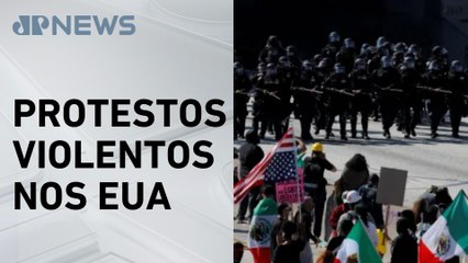 Trump autoriza envio de 700 fuzileiros navais a Los Angeles para conter protestos