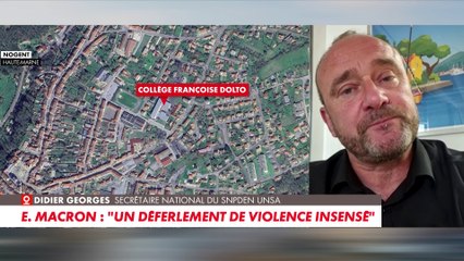Didier Georges : «Il y a une forme de banalisation de la violence chez certains élèves»