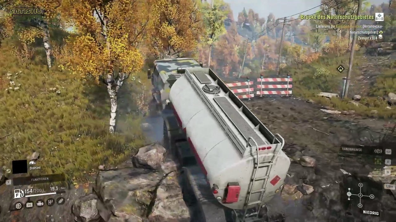 Die weggespülte Brücke - Anfahrt | SnowRunner | Ep. 2