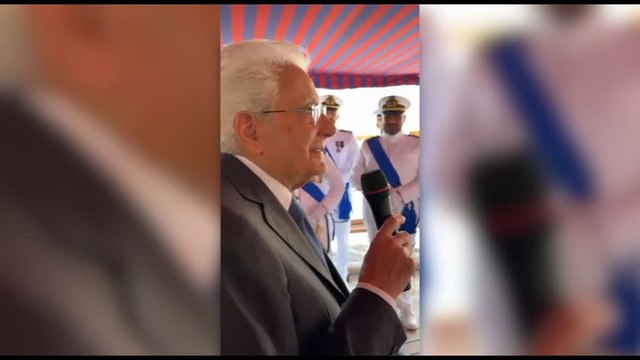 Mattarella: orgoglio Vespucci, ha portato l'Italia in giro nel mondo