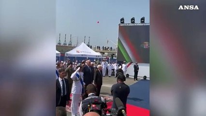 Mattarella a Genova per ultima tappa del Vespucci