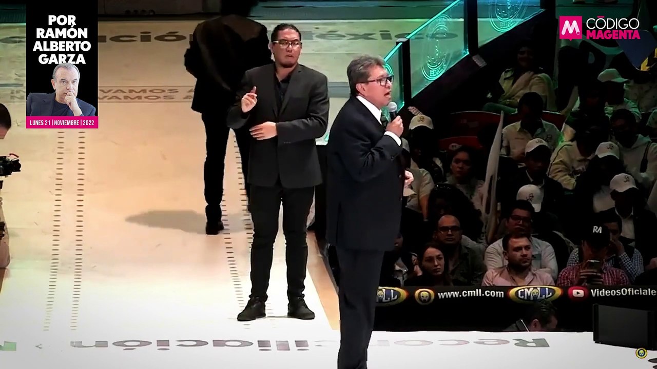 Ricardo Monreal se sube al ring